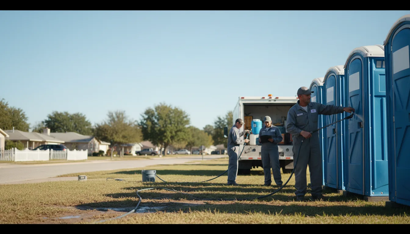 Long-Term Portable Toilet Rental in Crocketts Bluff, AR near me